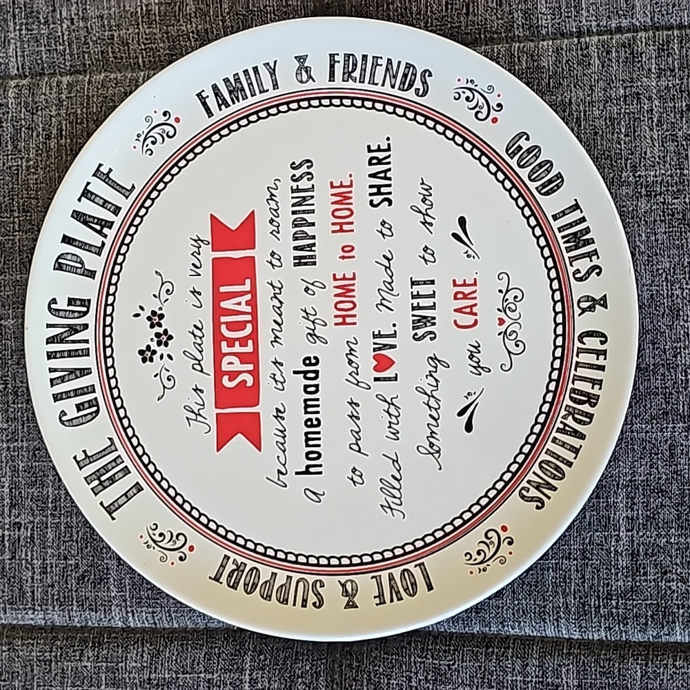 Vintage The Giving Plate